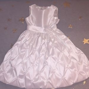 American princess white formal dress